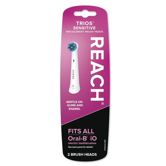 Reach cabezal frontal del pack mostrando diseño y compatibilidad, limpieza eficaz