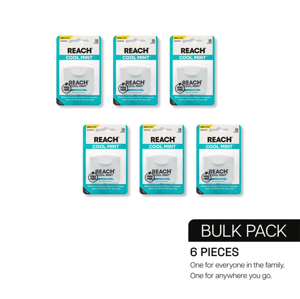 REACH paquete de seis rollos ideal para hogares y ahorro
