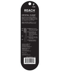 Reach cepillo Crystal Clean ejemplo de uso en la boca que mejora el acceso a dientes posteriores