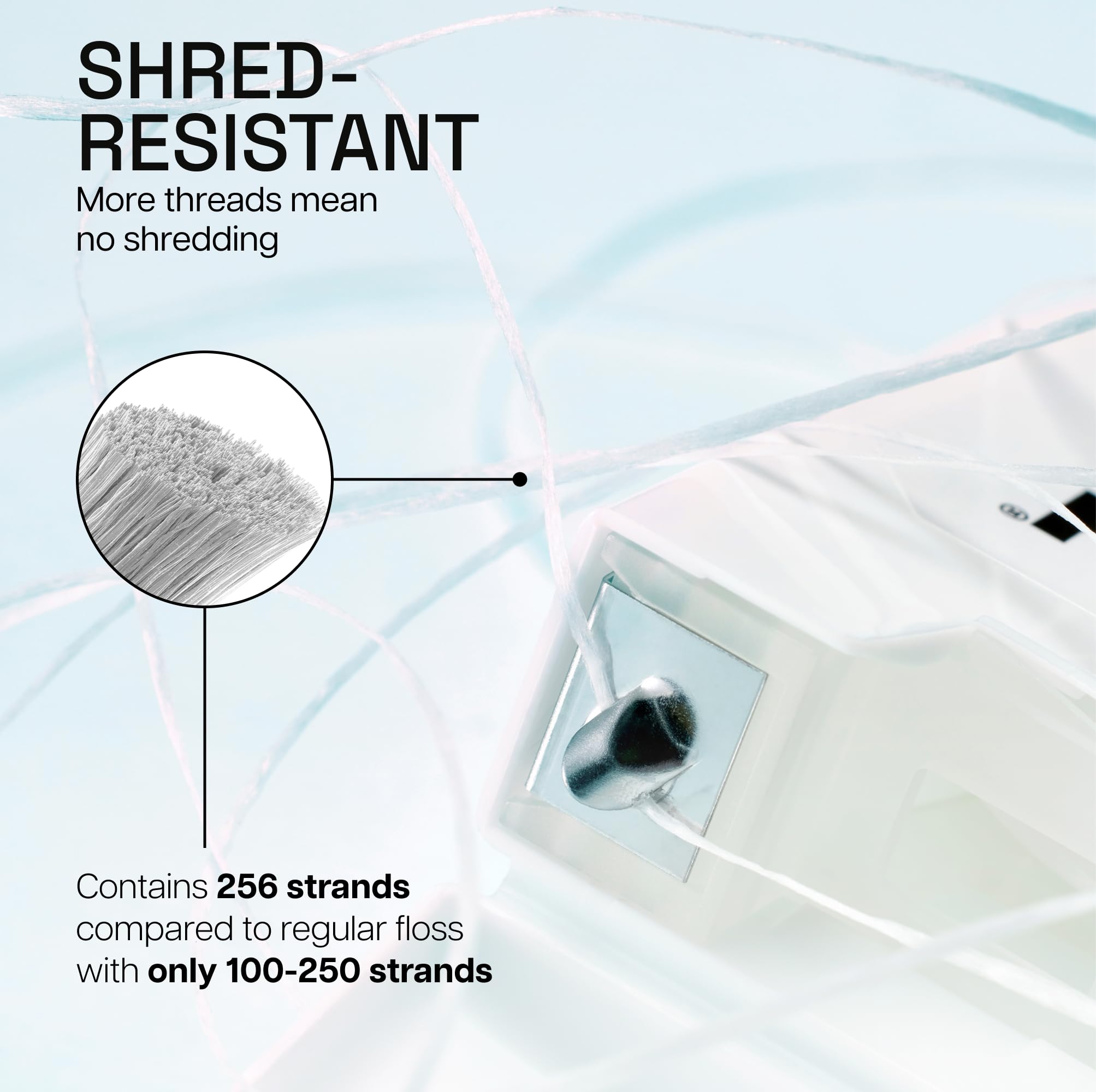 REACH hilo dental entre dientes estrechos, ayuda a eliminar placa eficazmente