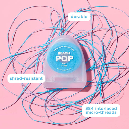 Reach POP primer plano del hilo con microhilos resistentes