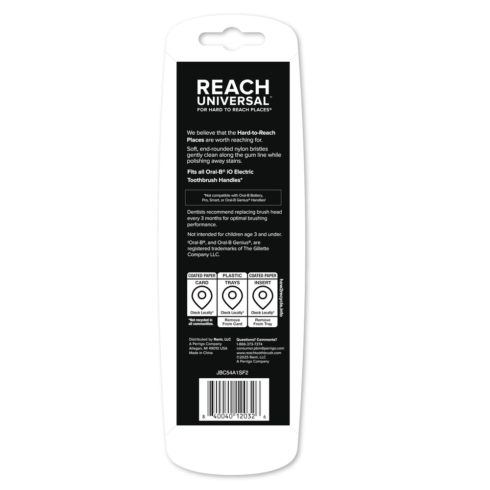 Reach uso en rutina con taza de café destacando eliminación de manchas