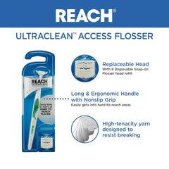 Reach Ultraclean cabeza de recambio encajada, facilidad de reemplazo y durabilidad