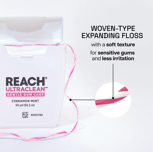 REACH detalle del rollo y textura tejida para uso suave