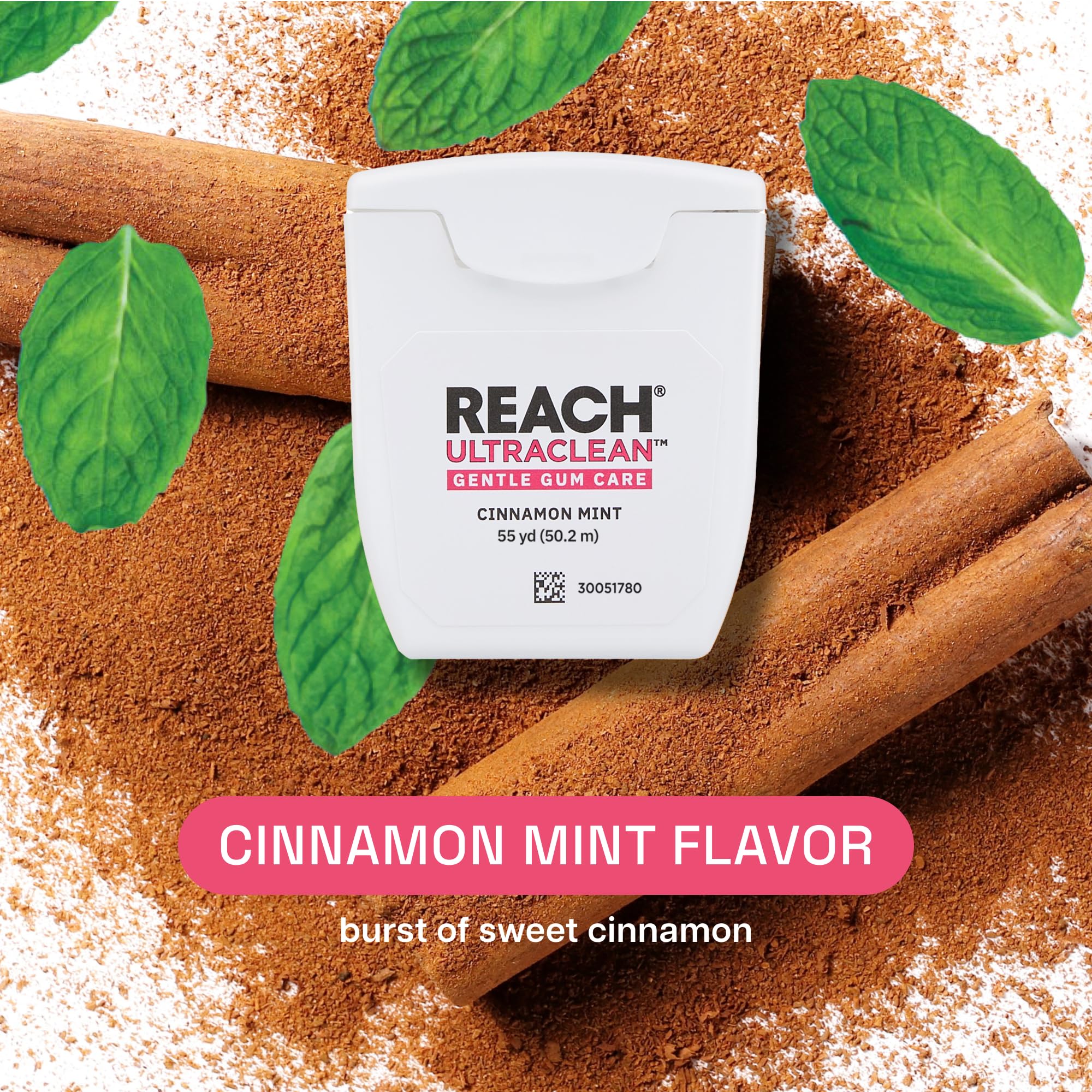 REACH foco en vitamina E y recubrimiento que protege encías