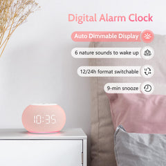 REACHER en uso sobre mesita mostrando sonido relajante y control fácil