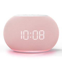 REACHER vista frontal del reloj rosa con pantalla atenuable y diseño compacto