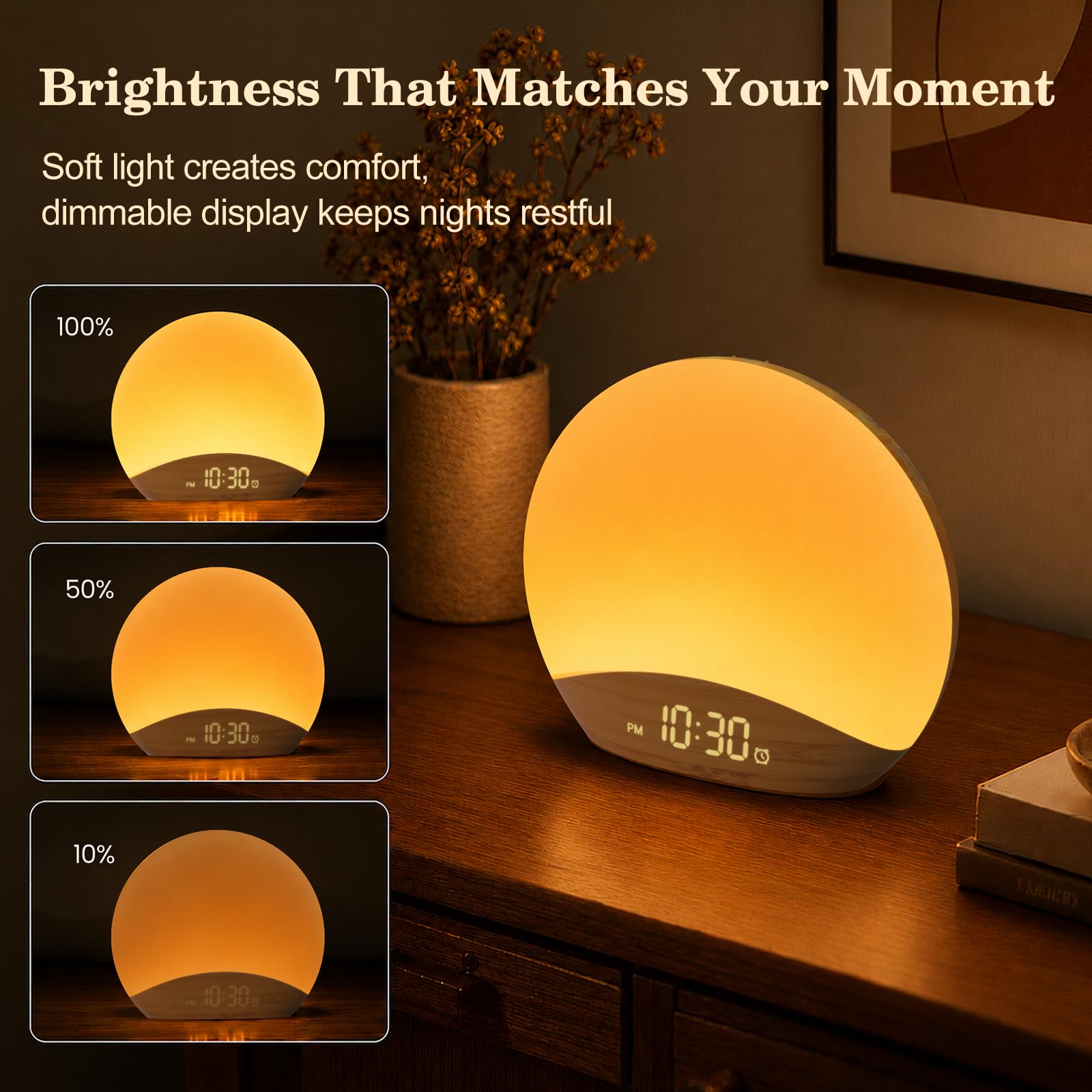 REACHER luces nocturnas en varios colores crean ambiente adaptable