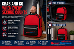 Ready America contenido distribuido muestra suministros esenciales y fácil acceso