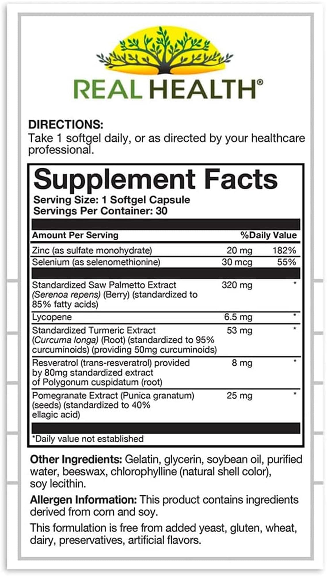 Real Health suplemento en rutina matutina para apoyo diario