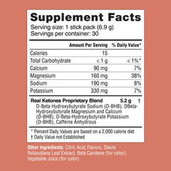 Real Ketones usado antes del entreno, aporta energía y enfoque