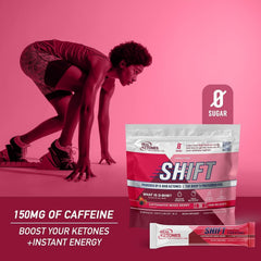 Real Ketones bebida en botella deportiva para uso antes de entrenar