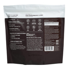 Real Ketones etiqueta con ingredientes y electrolitos para transparencia
