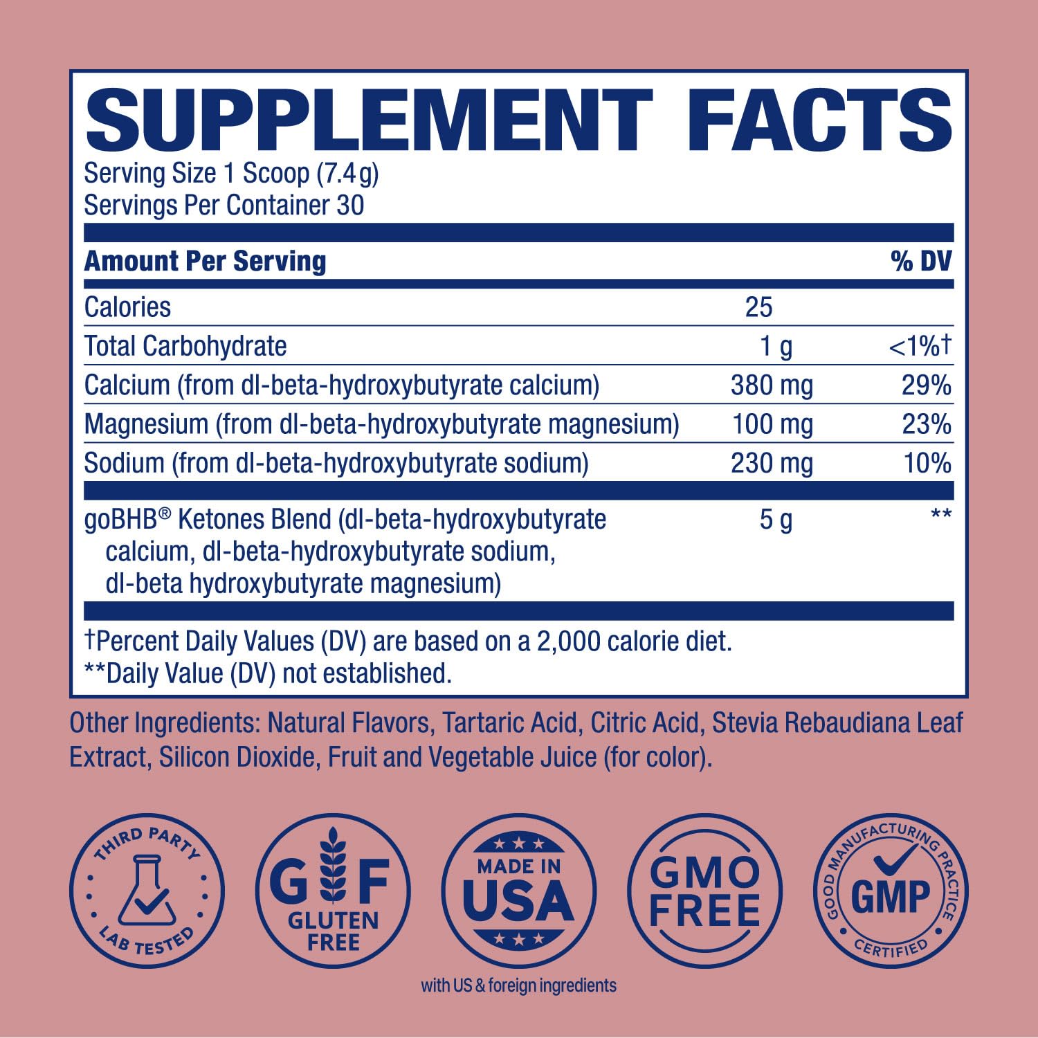 Cucharada de Real Ketones vertida del envase, mezcla fácil y sin grumos