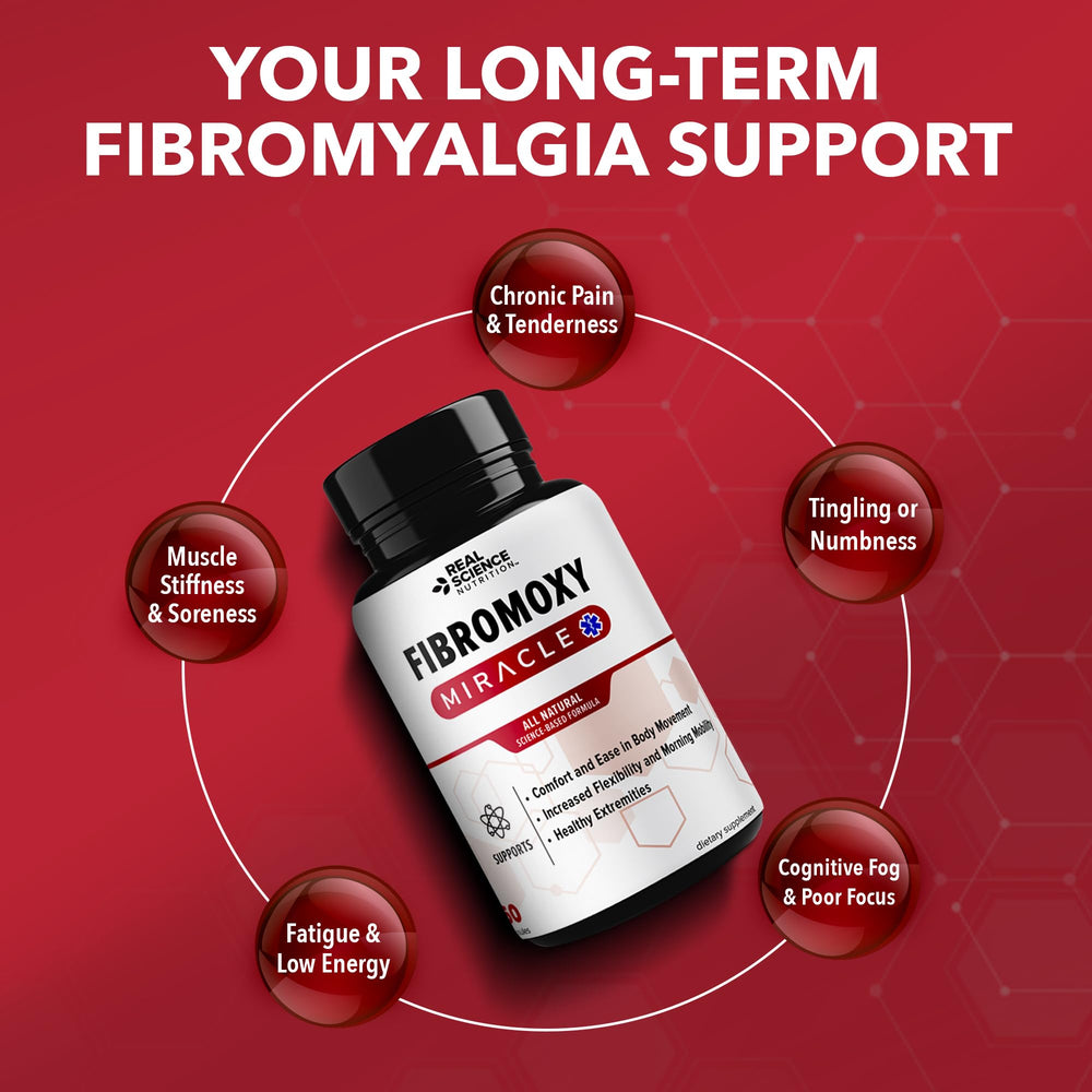 Real Science Fibromoxy ingredientes clave para circulación y nervios
