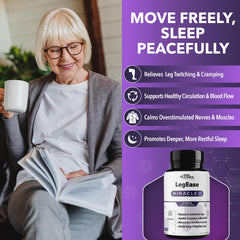 Real Science LegEase Miracle caja abierta mostrando frascos, facilidad de uso