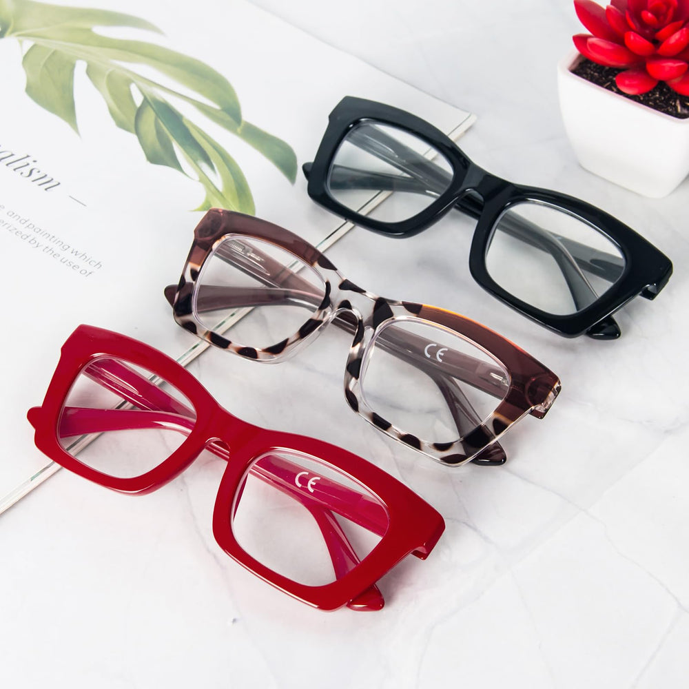 REAVEE estilo en oficina mostrando gafas como accesorio funcional y moderno