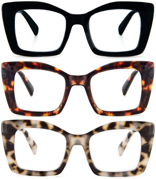 REAVEE pack frontal con tres monturas oversized para estilo y cobertura amplia
