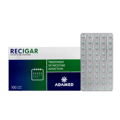 Recigar primer plano del comprimido destacando recubrimiento y calidad