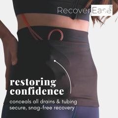 RecoverEase primer plano del tejido suave y transpirable para confort