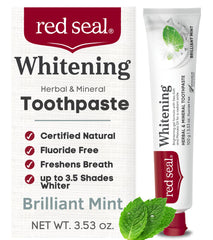 Red Seal frente del tubo mostrando diseño y beneficios naturales