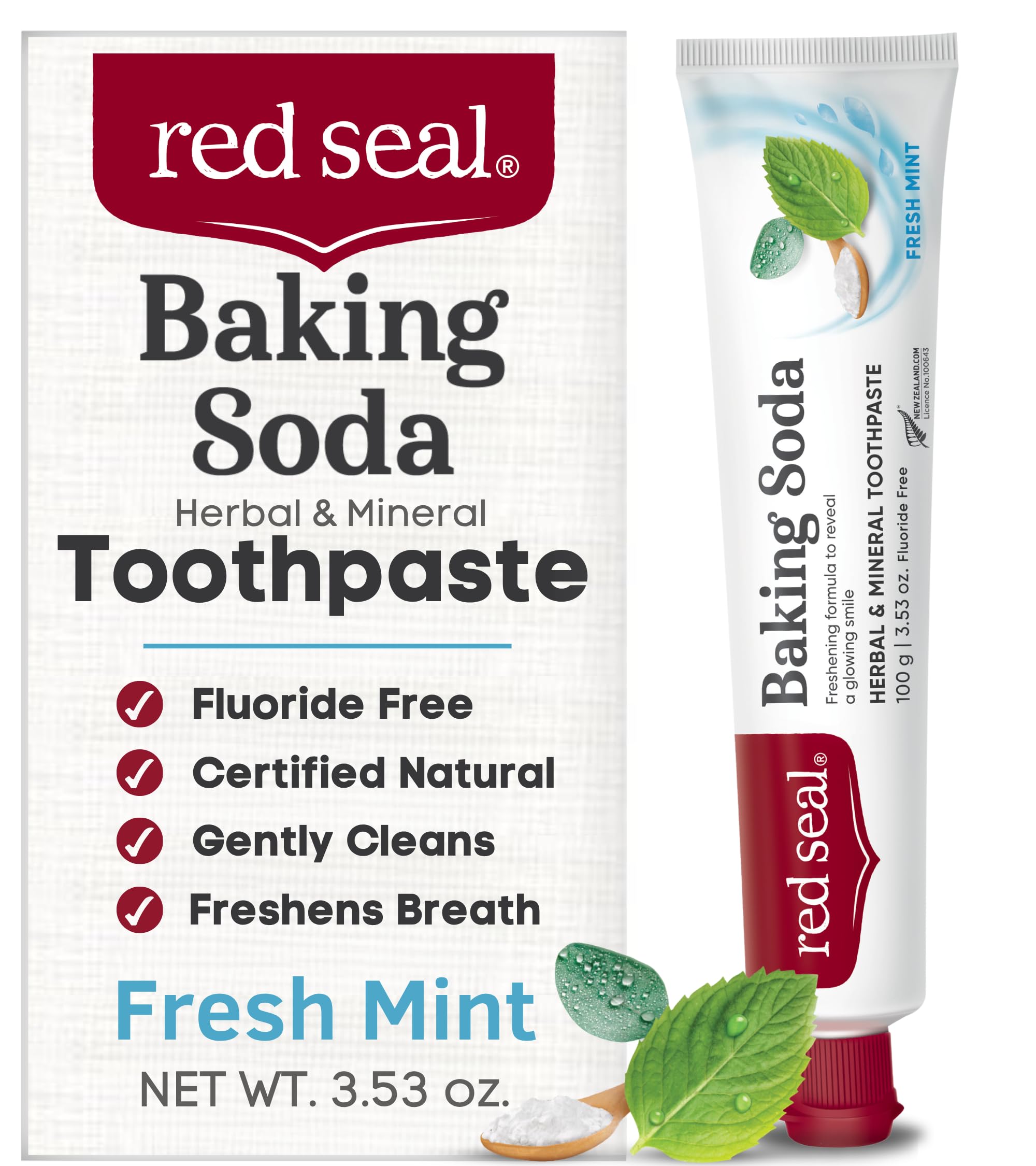 RED SEAL frontal del envase mostrando diseño y beneficios para elección natural