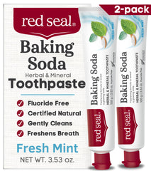 Red Seal frente del empaque mostrando marca y beneficios para limpieza natural