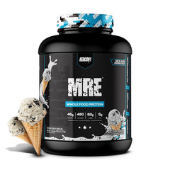 REDCON1 envase frontal cookies & cream mostrando branding y beneficios