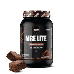 REDCON1 envase frontal MRE LITE mostrando sabor y beneficios
