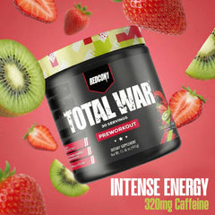 REDCON1 etiqueta nutricional del producto mostrando ingredientes clave y dosificación
