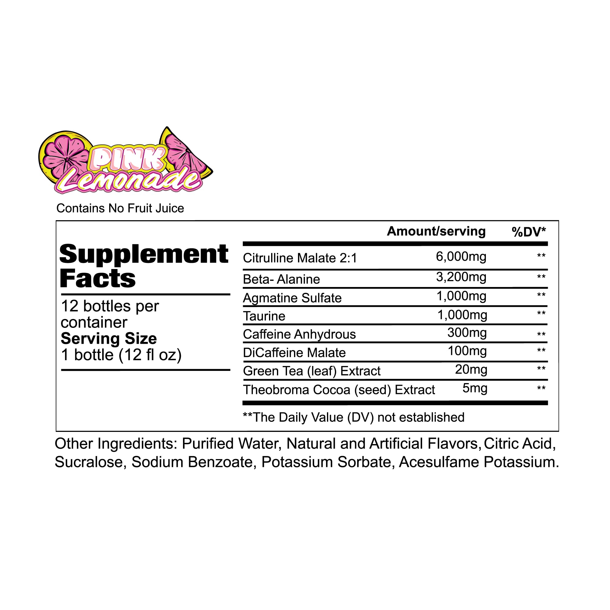REDCON1 etiqueta con lista de ingredientes y beneficios claros para planificar uso