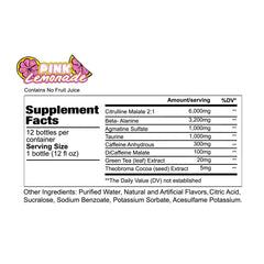 REDCON1 etiqueta con lista de ingredientes y beneficios claros para planificar uso