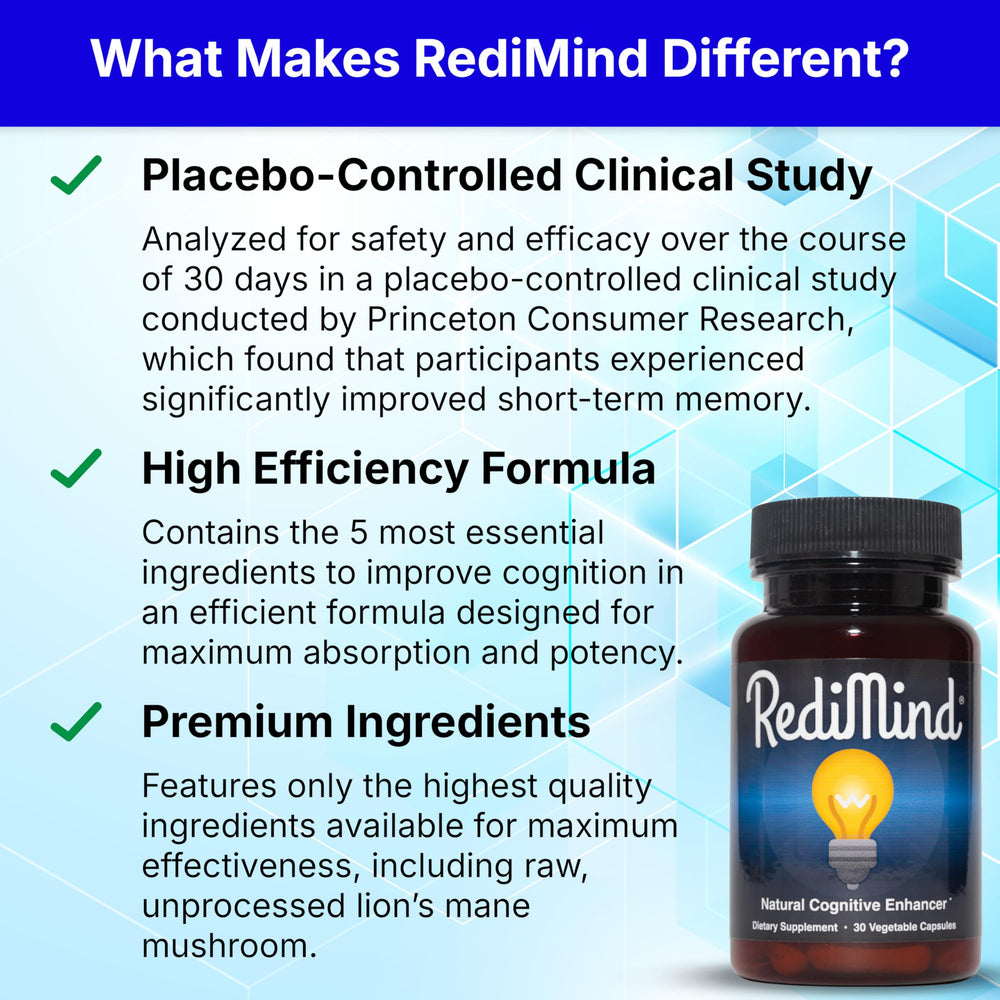 RediMind etiqueta con lista de ingredientes clara y trazable para transparencia