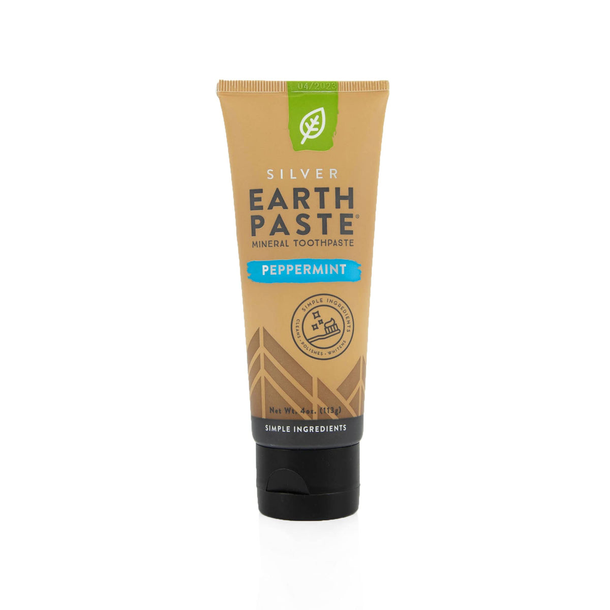 REDMOND Earthpaste envase frontal mostrando etiquetas claras y beneficios
