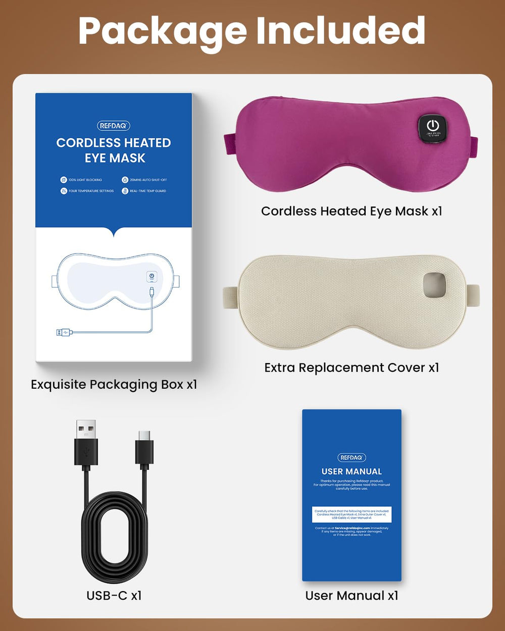 REFDAQ batería 1500mAh y conector USB que proporciona larga autonomía