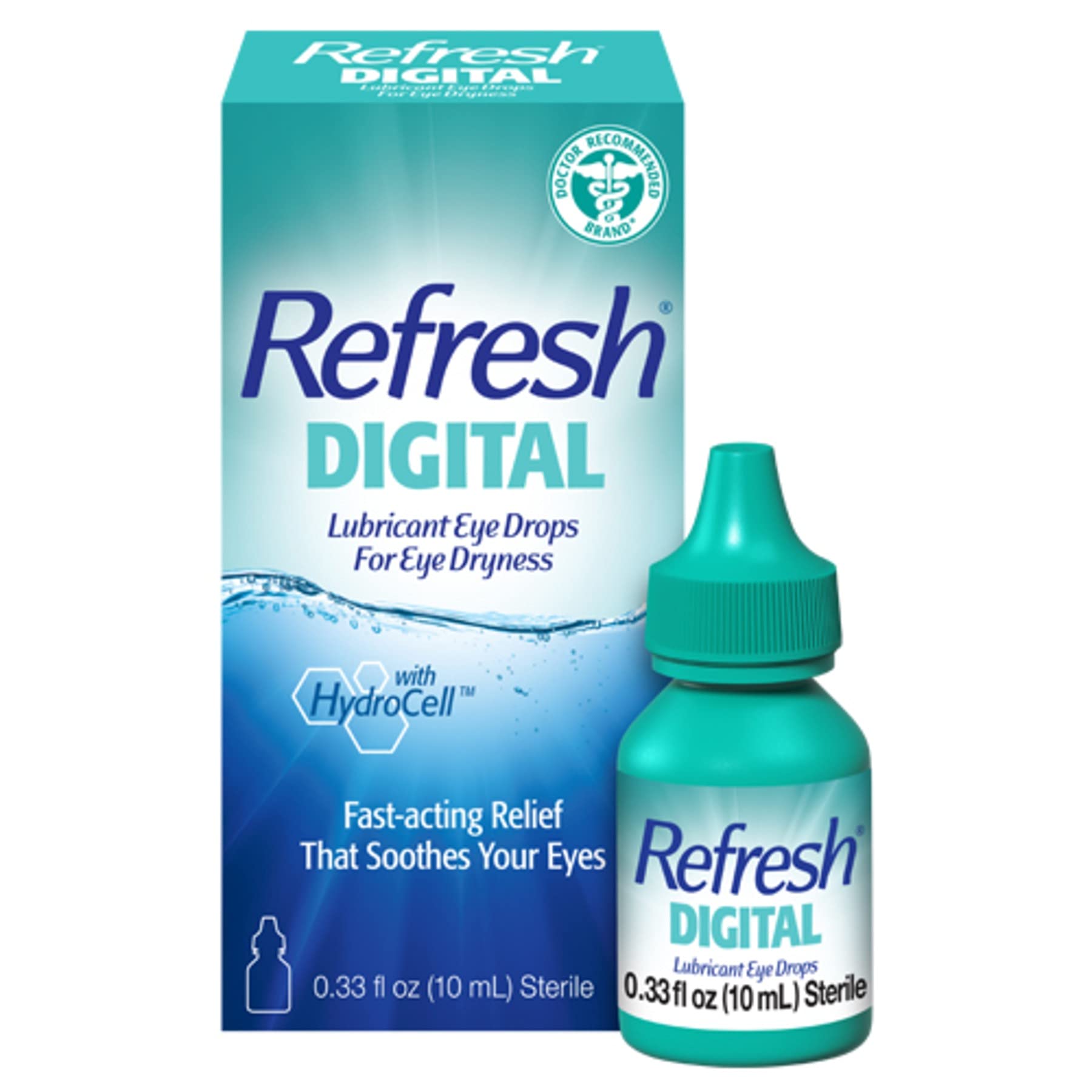 Refresh botella frontal mostrando diseño y beneficios rápidos