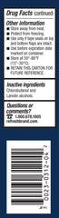 Refresh Lacri-Lube etiqueta con ingredientes para ver información clara