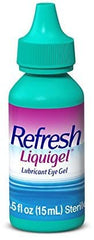 Close-up textura del gel Refresh mostrando consistencia y protección