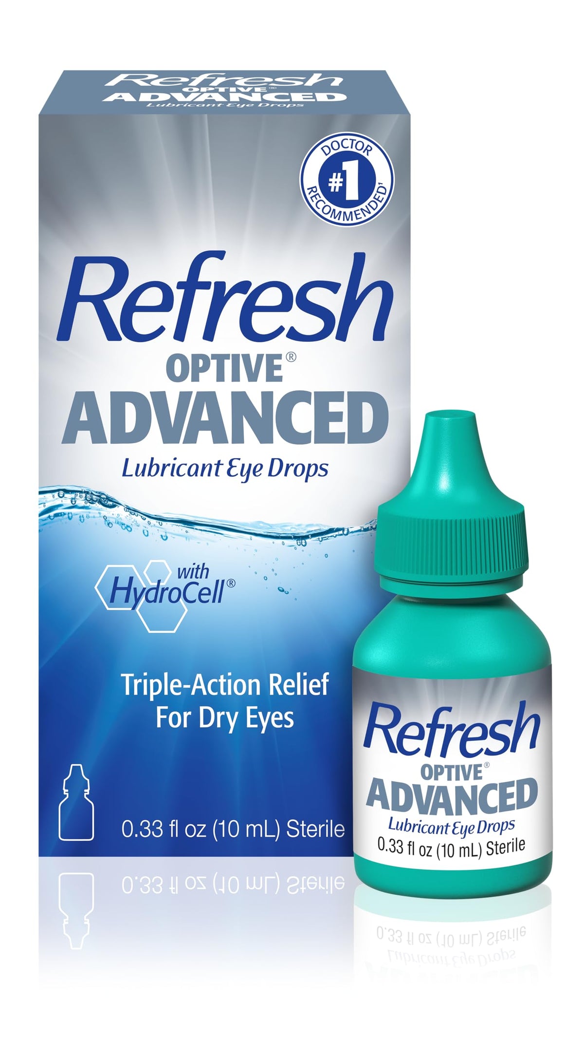 Refresh muestra frontal del envase, comodidad inmediata