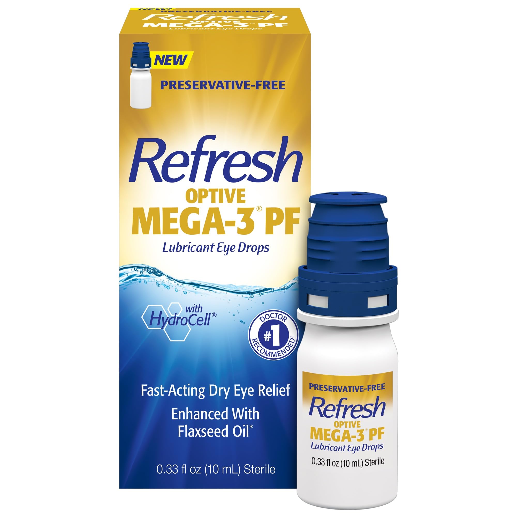 Refresh envase frontal 10 mL que muestra presentación y utilidad