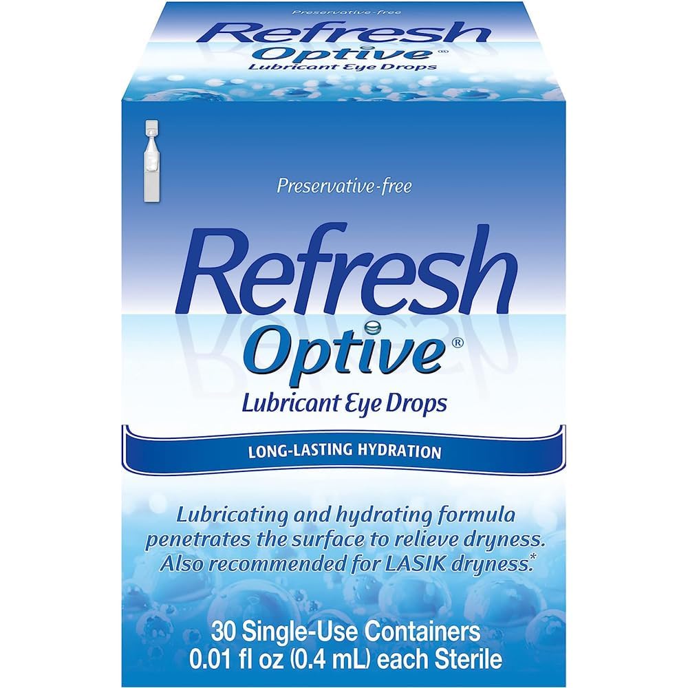 REFRESH OPTIVE viales unidosis frente mostrando empaque y conveniencia