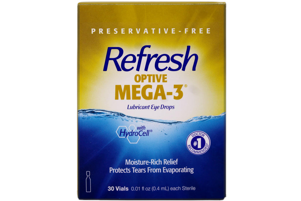Refresh Optive vial monodosis detalle de textura y diseño seguro