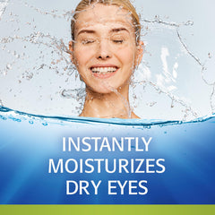 Refresh RELIEVA mujer usando gotas reduce irritación por pantallas