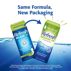 Refresh RELIEVA PF detalle de la boquilla que preserva la esterilidad, seguridad