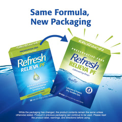 Refresh relieva pf vial monodosis abierto detalle de boquilla higiénica