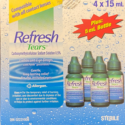 Refresh Tears detalle del cuentagotas y textura para aplicación precisa