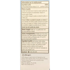 Refresh Tears frasco de 5 ml en mano ideal para llevar y usar