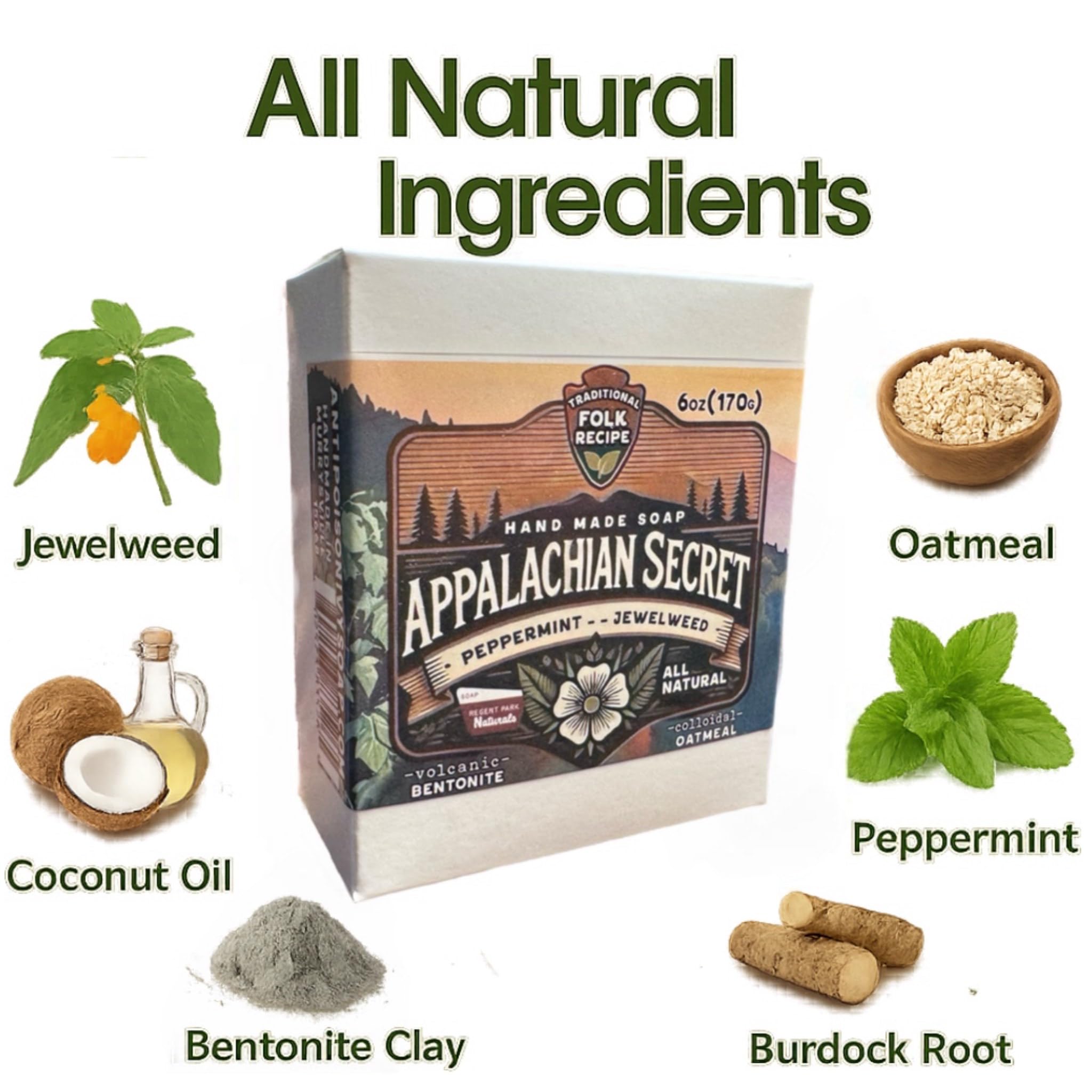Regent Park Naturals textura del jabón con espuma suave que limpia residuos de plantas