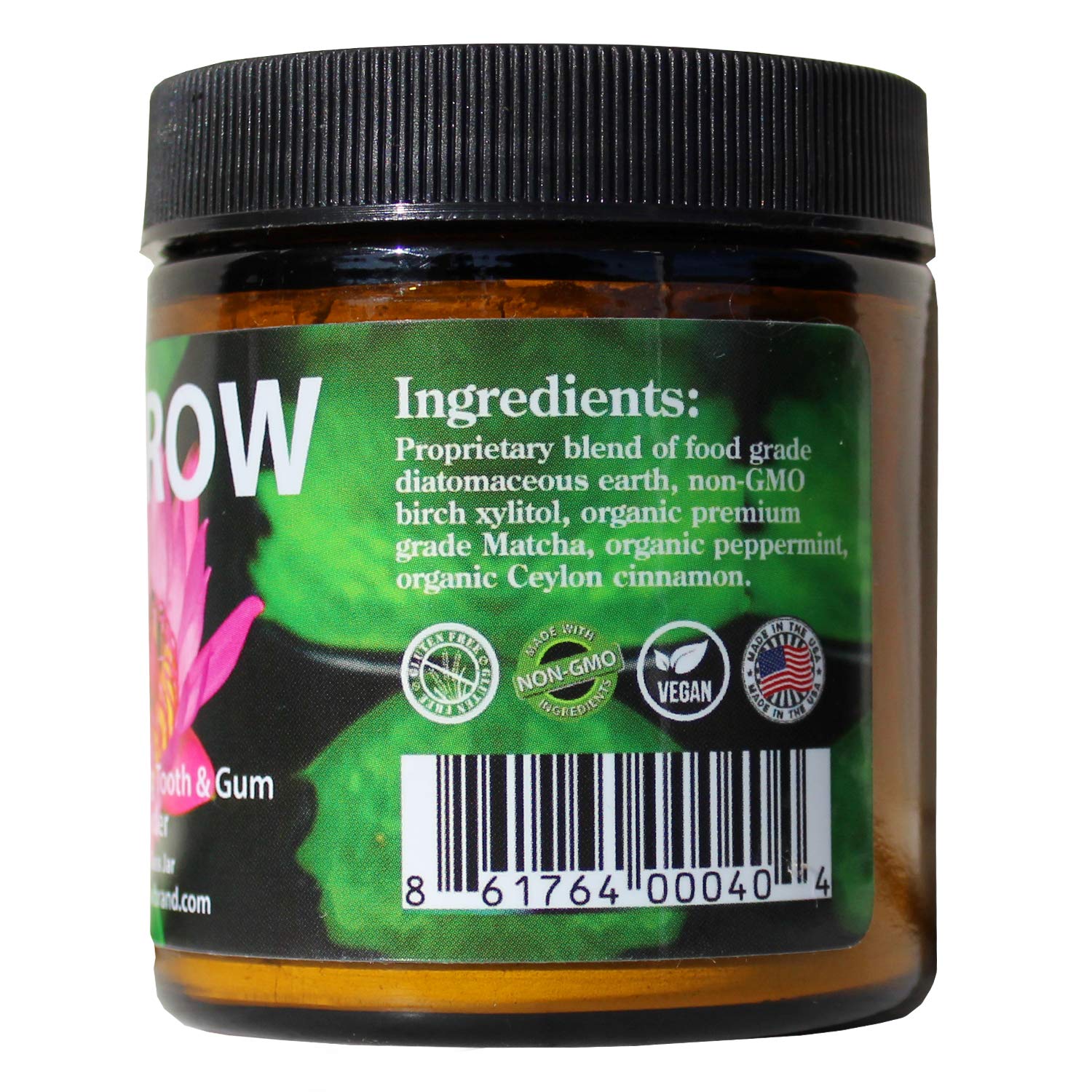 REGROW polvo mezclado con yogur y cepillo, aplicación práctica y limpieza eficaz