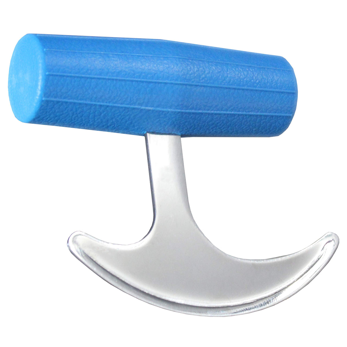 Rehabilitation Advantage vista frontal del mango azul ofrece agarre cómodo